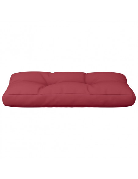 Cuscino per Pallet Rosso Vino 70x40x12 cm in Tessuto
