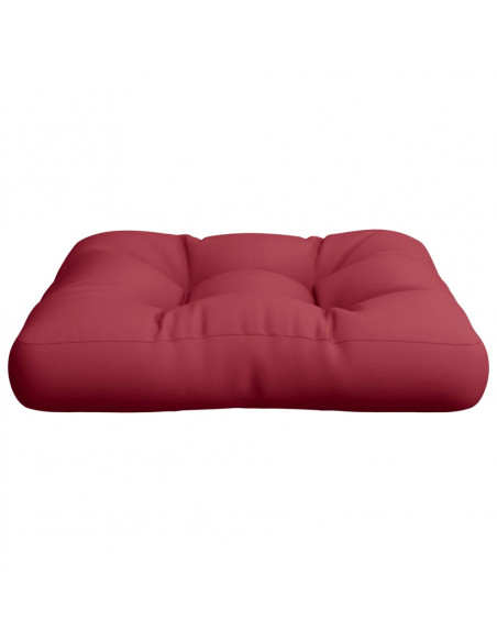 Cuscino per Pallet Rosso Vino in Tessuto
