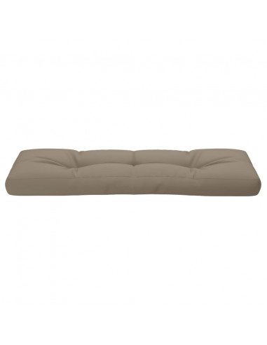 Cuscino per Pallet Tortora 120x40x12 cm in Tessuto