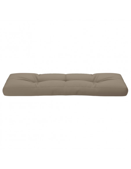Cuscino per Pallet Tortora 120x40x12 cm in Tessuto