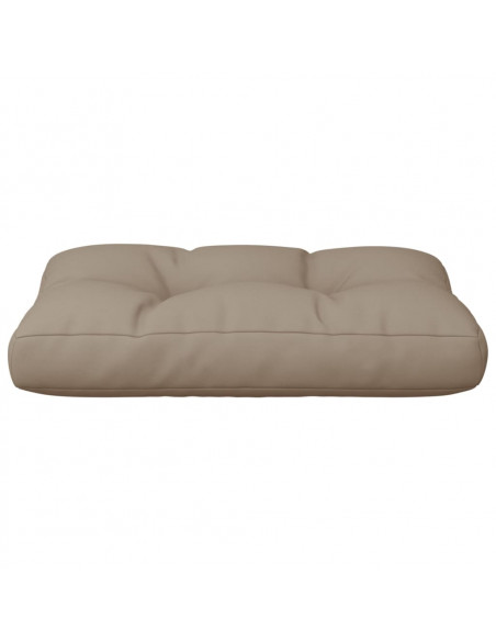 Cuscino per Pallet Tortora 50x40x12 cm in Tessuto