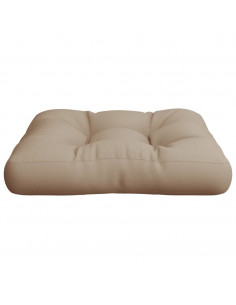 Cuscino per Pallet Tortora 60x60x12 cm in Tessuto