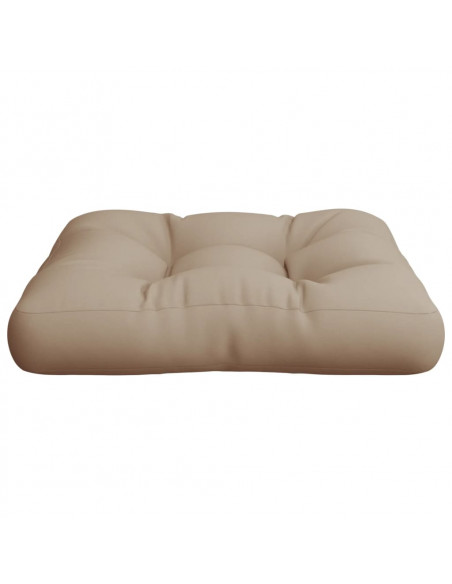 Cuscino per Pallet Tortora 60x60x12 cm in Tessuto