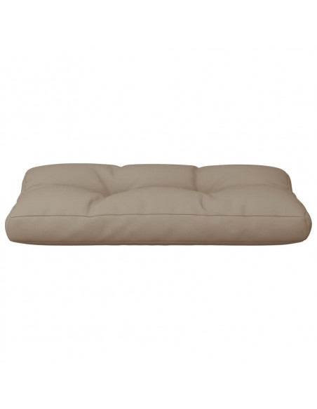 Cuscino per Pallet Tortora 70x40x12 cm in Tessuto