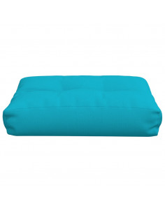 Cuscino per Pallet Turchese 50x40x12 cm Tessuto