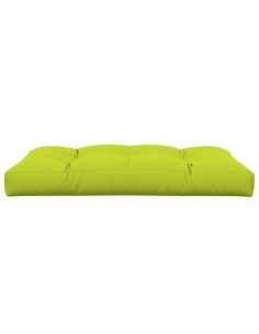 Cuscino per Pallet Verde Brillante 120x80x12 cm in Tessuto