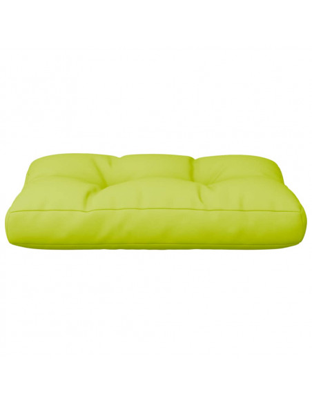 Cuscino per Pallet Verde Brillante 50x40x12 cm in Tessuto