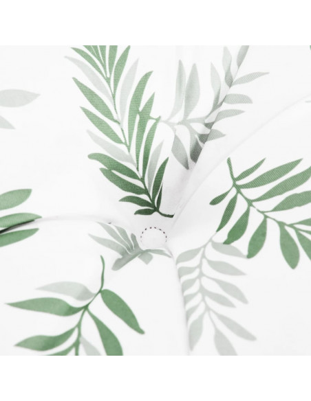 Cuscino per Panca a Foglie 150x50x7 cm in Tessuto Oxford