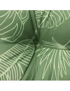 Cuscino per Panca a Foglie 180x50x7 cm in Tessuto Oxford
