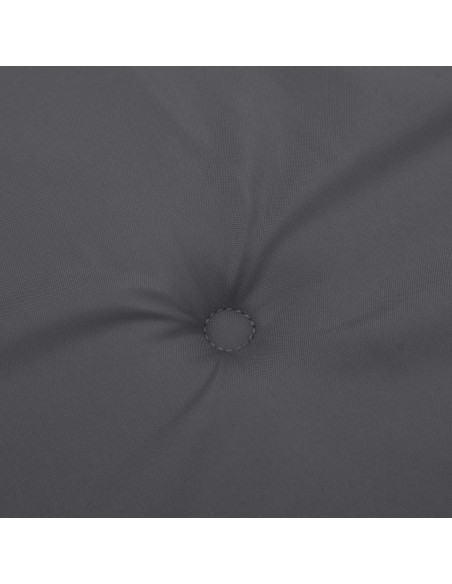 Cuscino per Panca Antracite 150x50x3 cm in Tessuto Oxford