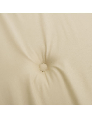 Cuscino per Panca Beige 120x50x3 cm in Tessuto Oxford