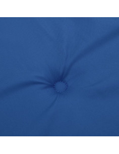 Cuscino per Panca Blu Reale 100x50x3 cm in Tessuto Oxford