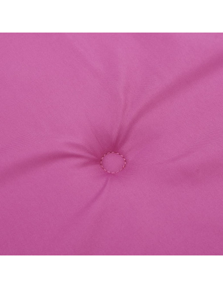 Cuscino per Panca da Giardino Rosa 200x50x3 cm in Tessuto