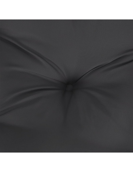 Cuscino per Panca Nero 120x50x7 cm in Tessuto Oxford