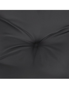 Cuscino per Panca Nero 150x50x7 cm in Tessuto Oxford