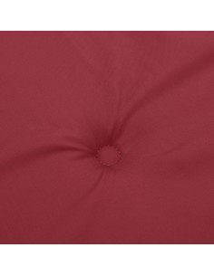 Cuscino per Panca Rosso Vino 100x50x3 cm in Tessuto Oxford
