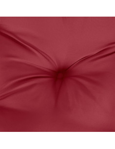 Cuscino per Panca Rosso Vino 100x50x7 cm in Tessuto Oxford