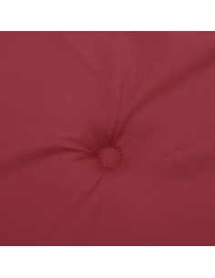 Cuscino per Panca Rosso Vino 120x50x4 cm in Tessuto Oxford