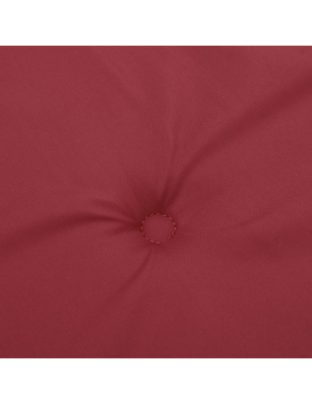Cuscino per Panca Rosso Vino 120x50x3 cm in Tessuto Oxford