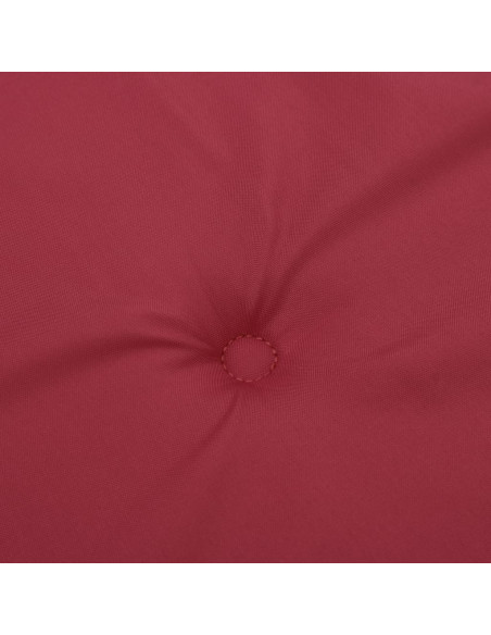 Cuscino per Panca Rosso Vino 200x50x3 cm in Tessuto Oxford
