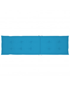 Cuscino per Sdraio Blu (75+105)x50x4 cm
