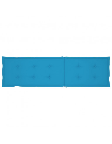 Cuscino per Sdraio Blu (75+105)x50x4 cm