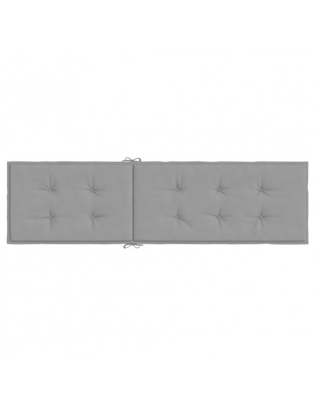 Cuscino per Sdraio Grigio (75+105)x50x3 cm
