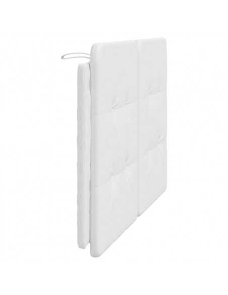 Cuscino Testiera Bianco 140 cm in Similpelle
