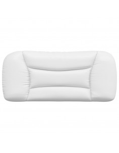 Cuscino Testiera Bianco 90 cm in Similpelle