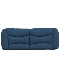 Cuscino Testiera Blu 120 cm in Tessuto