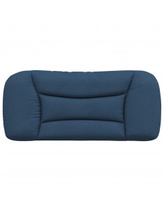 Cuscino Testiera Blu 90 cm in Tessuto