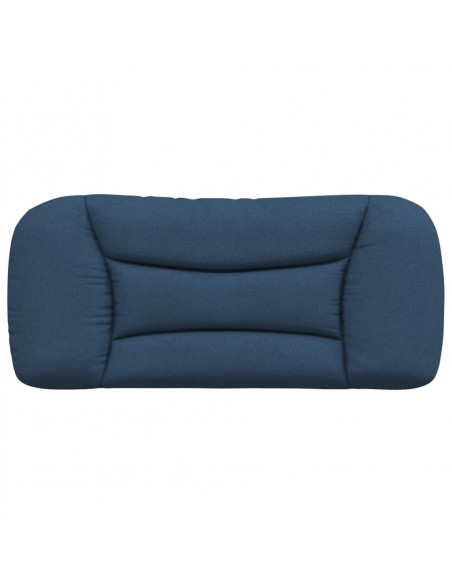 Cuscino Testiera Blu 90 cm in Tessuto