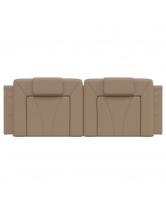 Cuscino Testiera Cappuccino 120 cm in Similpelle