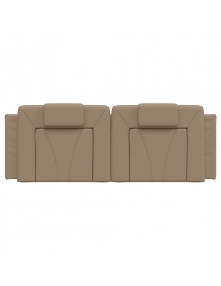 Cuscino Testiera Cappuccino 120 cm in Similpelle