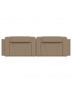 Cuscino Testiera Cappuccino 180 cm in Similpelle