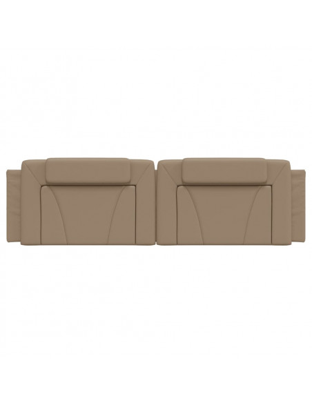Cuscino Testiera Cappuccino 180 cm in Similpelle
