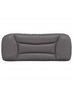 Cuscino Testiera Grigio 100 cm in Similpelle