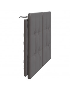 Cuscino Testiera Grigio 140 cm in Similpelle