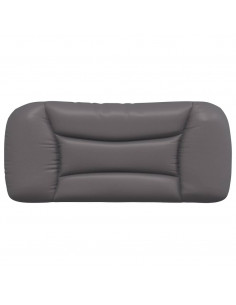 Cuscino Testiera Grigio 80 cm in Similpelle