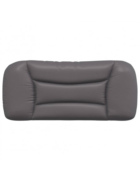 Cuscino Testiera Grigio 80 cm in Similpelle