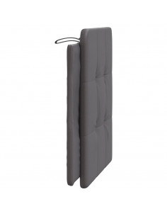 Cuscino Testiera Grigio 90 cm in Similpelle