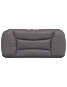 Cuscino Testiera Grigio 90 cm in Similpelle