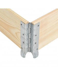 Fioriera Rialzata 80x120 cm in Legno Massello di Pino