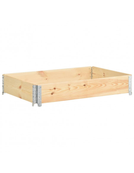 Fioriera Rialzata 80x120 cm in Legno Massello di Pino