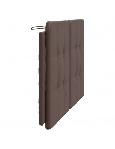 Cuscino Testiera Marrone 140 cm in Similpelle