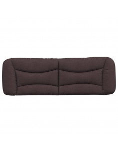 Cuscino Testiera Hvar Marrone Scuro 160 cm in Tessuto