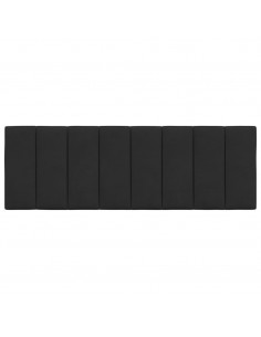 Cuscino Testiera Nero 140 cm in Velluto
