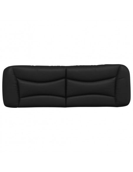 Cuscino Testiera Nero 160 cm in Similpelle