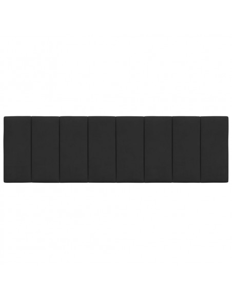 Cuscino Testiera Nero 160 cm in Velluto