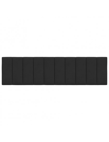 Cuscino Testiera Nero 180 cm in Velluto